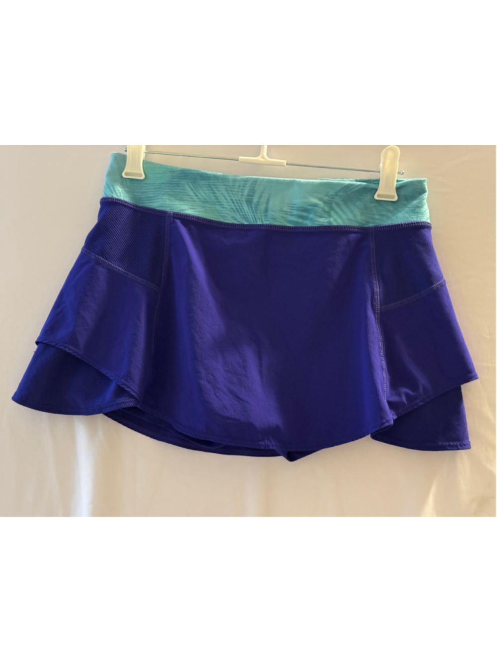 Girls Athleta Skort XL Blue Teal Athletic Skirt